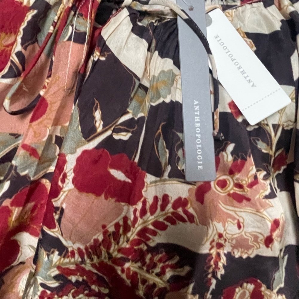 NWT Anthropologie silk blouse Sz s - Picture 8 of 12